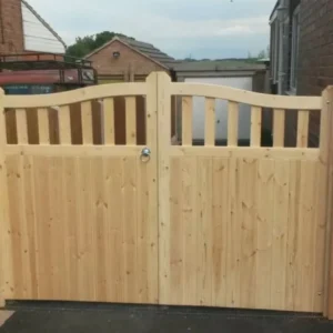 Swan neck style - Untreated Scandinavian RedWood