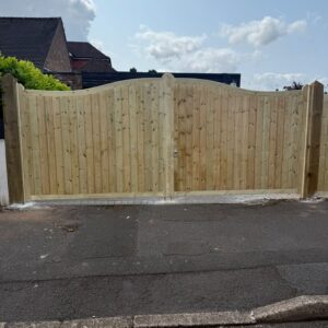 Solid boarded swan neck  - Pressure Treated Tanalised Timber